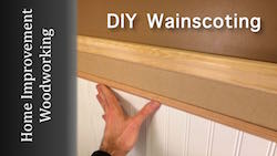 How to Install DIY Wainscoting Panels