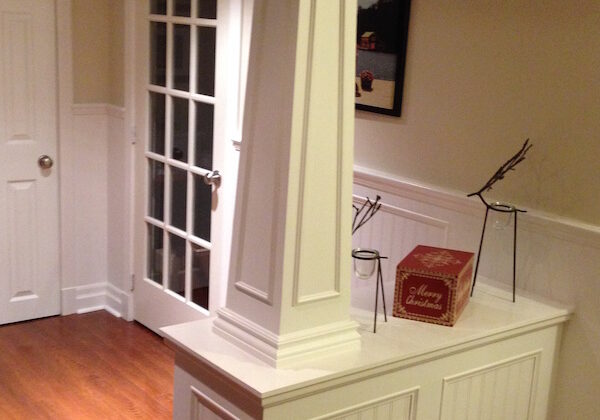 Tapered Pillar in basement